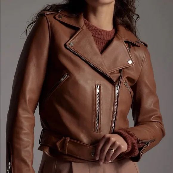 Quince 100% Leather Motorcycle Jacket - Picture 4 of 4